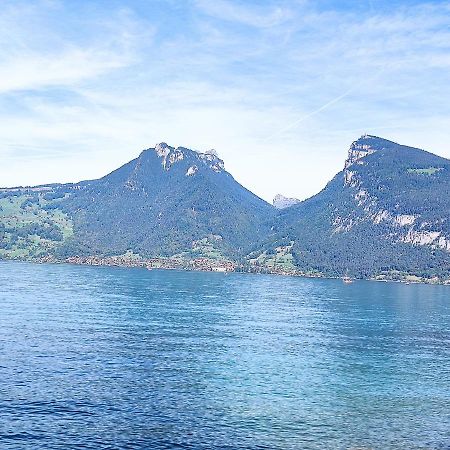 Spiez Lakeview By The Station Room C Kültér fotó