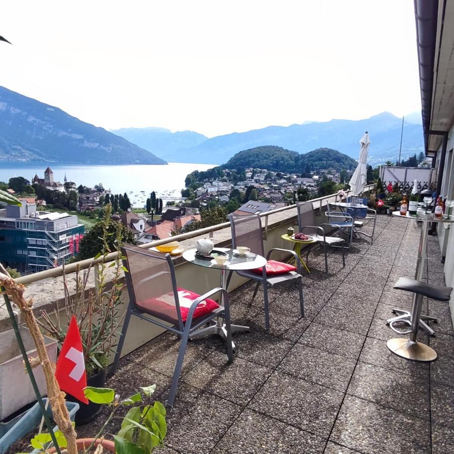 Spiez Lakeview By The Station Room C Kültér fotó
