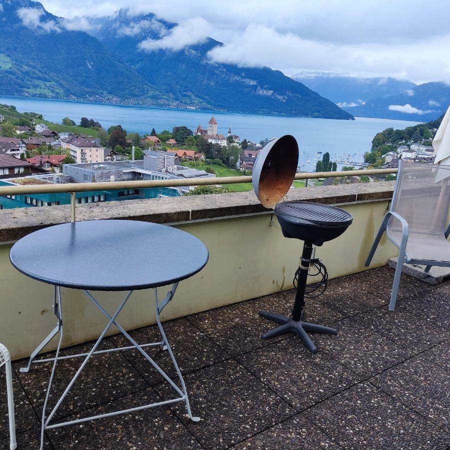 Spiez Lakeview By The Station Room C Kültér fotó